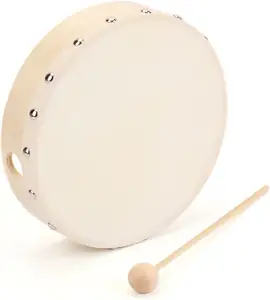 Orff 어린이 음악 교육 보조 타악기 핸드 클램핑 드럼 레이저 로고 공급