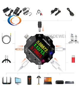 เครื่องทดสอบ <span class=keywords><strong>USB</strong></span> UD18 <span class=keywords><strong>3.0</strong></span> DC ดิจิตอลรถยนต์โวลต์มิเตอร์แอมมิเตอร์ธนาคารพลังงานเครื่องตรวจจับแรงดันไฟฟ้าโวลต์ชนิด C เครื่องวัดความจุการชาร์จเร็ว - Product Image 5
