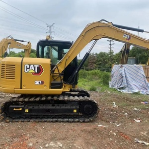 Mini-excavatrice Cat 307E2 d'occasion, 95% neuve, 7 tonnes, machine de terrassement d'origine japonaise avec pince, Caterpillar 307E2 306, avec EPA/CE en stock - Product Image 1