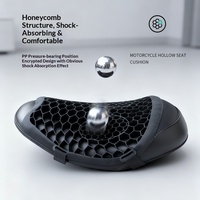 Housse de coussin de siège universelle en Silicone pour moto et vélo électrique, accessoires respirants absorbant les chocs