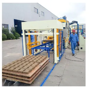 QT6-15 Multifunctional Fully Automatic Hydraulic PLC Control Concrete Cement Hollow Block Brick Making Machine for Sale