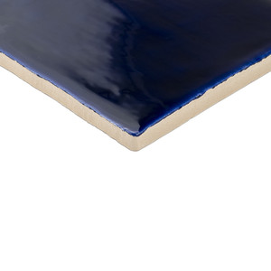 Piastrella Creta 13x13 Cm Blu Scuro Lucido con Bordi Irregolari Spessore 9 Mm - Product Image 3