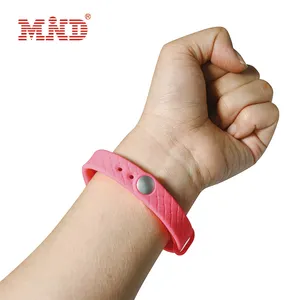 Cheap Custom 13.56MHz Adjustable Bracelet Programmable NFC Wrist Band Smart RFID Wristband