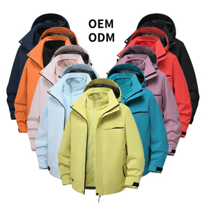 เสื้อกันลมมีฮู้ดกันน้ำระบายอากาศได้ดีสำหรับผู้ชายเสื้อกันฝนสำหรับปีนเขาตั้งแคมป์ - Product Image 3