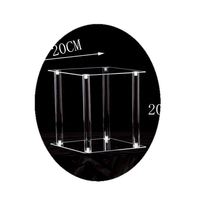 Support de fleurs amovible en acrylique pour décoration de mariage, support de fleurs pour allée centrale