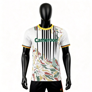 Jersey Sepak Bola Retro Kustom 2026 Jersey Sepak Bola Tim Nasional Kamerun Baru Empat Belas Jersey Sepak Bola Tim Nasional Kamerun 2025 Jersey Olahraga - Product Image 1