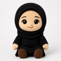Boneka Plush Kustom Berhijab, Boneka Plush Budaya Kustom, Buat Desain Karakter Kustom, Mainan Boneka Plush Kustom