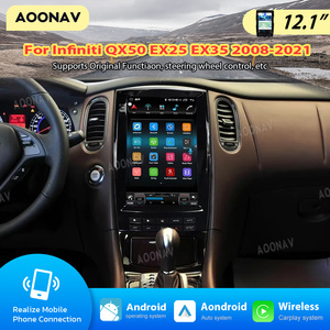 วิทยุติดรถยนต์แอนดรอยด์12.1นิ้วสำหรับ EX25 Infiniti EX35 QX50เครื่องเล่นวิดีโอมัลติมีเดีย2008-2021Stereo ระบบนำทาง GPS - Product Image 2