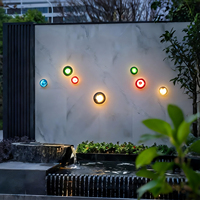Applique murale LED artistique en agate bleue de style italien, luxe léger, pour fond de salon intérieur et entrée design