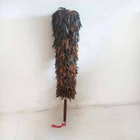 Plumas de pollo duster con más y más grueso mango de hogar lavado de coche de madera