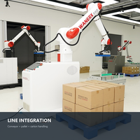 Bras robotisé de palettisation 50 kg avec ventouse pour le transfert et la manutention de cartons en entrepôt, l'élimination de caisses et l'automatisation logistique