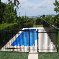Panel de Seguridad para piscina, valla de acero galvanizado de aluminio recubierto de polvo