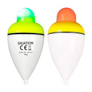 <span class=keywords><strong>Flotteur</strong></span> de pêche électronique SIIUATION ABS pour utilisation de jour comme de nuit (sans batterie), bouée de pêche en mer pour la pêche en eau profonde - Product Image 2