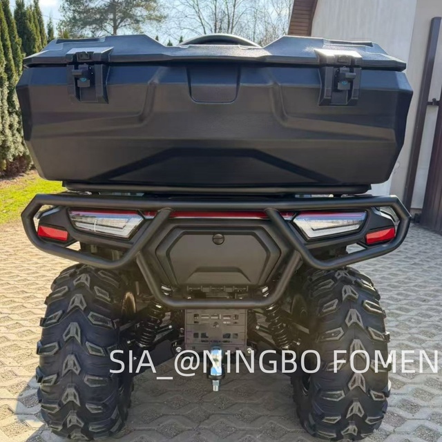 Rugged Off-Road ATV Cargo Box Waterproof Sun Proof Large Capacity Universal Fit Trunk Cases for LONCIN/AODES/SEGWAY