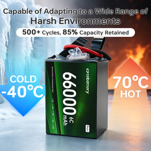 แบตเตอรี่โดรน 6S 66000mah 12S ความจุสูง ระยะไกล ชุดจ่ายไฟ UAV 6C ความหนาแน่นการคายประจุ 6C ทนอุณหภูมิต่ำ S-88000mah-6S Semi - Product Image 3