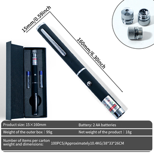 Con trỏ laser màu xanh lá cây với tầm xa, có thể điều chỉnh tập trung để dạy giải trí thú cưng, khám phá ngoài trời và phiêu lưu đi bộ đường dài - Product Image 4