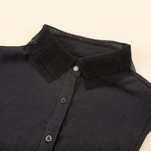 Col de chemise factice à porter sous un <span class=keywords><strong>pull</strong></span>, Col de perles de mode pour homme, Pierre naturelle, Col de chemise factice pour homme, Style pastoral et clérical - Product Image 5
