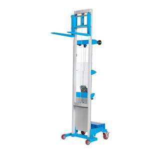 500 Pouds matériel ascenseur manuel Portable alun charge élévateur main empileur Mini treuil en aluminium chariots élévateurs à main BC-227 - Product Image 5