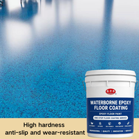 Cat Epoxy Self Leveling untuk Lantai Beton, Higienis, Anti Debu, Aplikasi Roller untuk Rumah Sakit, Kantor, Laboratorium, Klinik