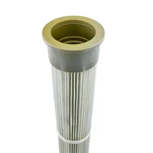 Wholesale And Retail Factory Supply Air Plant Pleated Filter Cartridge Industrial Non-woven Dust Filter Element