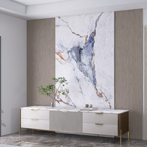 Paneles de pared modernos, tableros de revestimiento impermeables de PVC de mármol UV, paneles de pared decorativos, tablero de <span class=keywords><strong>TV</strong></span> Interior para sala de estar y hoteles - Product Image 1