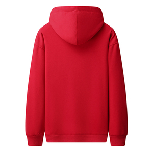 Felpa con Cappuccio Oversize Senza Lacci per Uomo, Stile Streetwear, con Logo Personalizzato, Stampa Puff, Effetto Sbiadito dal Sole, Zip Frontale - Product Image 4