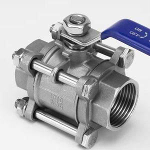 Npt BSP thép không gỉ 304 3PC 2PC SS bóng van cho nước đầy đủ cổng 3 mảnh bóng van DN15 1000wog đầy đủ cổng bóng van - Product Image 3