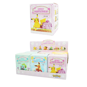 Figurines authentiques Pokémon style naturel sauvage : Pikachu, Eevee, Bulbasaur, Meowth, Psyduck – Décoration artistique de scène - Product Image 1