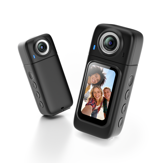 2K Thumb-sized Wi-Fi Action Cam with Magnetic Back Clip Mini Sports Action Cam for Outdoor Portable Video Wearable Action Camera