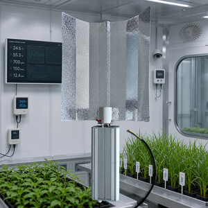 Sistema de Iluminación para Cultivo en Invernadero Comercial, <span class=keywords><strong>600W</strong></span>, 400V, <span class=keywords><strong>HPS</strong></span>, con Carcasa de Aluminio de Alta Reflectividad, para Plantas de Interior - Product Image 6