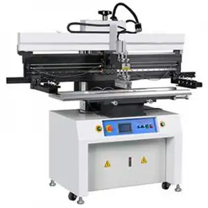 LED Strip Semi-auto Solder Paste Stencil Printer for SMT production line