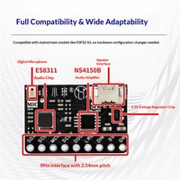 ES8311+NS4150B Modul Codec Audio Dual-Chip Berkualitas Tinggi untuk Seri ESP32