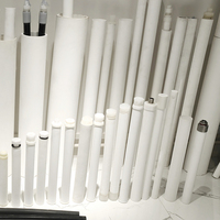 Tube filtrant en plastique poreux fritté Micropore PE PP PTFE pour diffuseur de fluidificateur de poudre de silencieux pneumatique à air