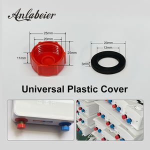 Tapa Protectora Flexible de Plástico ABS para Extremo de Tubo de Calentador de Agua Exterior de RV con Diseño de Rosca Gruesa para Calentadores Solares y de Gas - Product Image 5