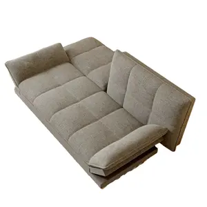 多功能家具现代客厅爱心座椅折叠真皮蒲团沙发豪华沙发床