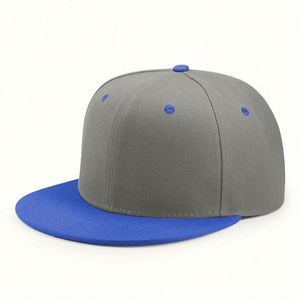 Casquette Snapback Hip Hop à 6 Panneaux en Toile 100% Coton, Visière Plate, Logo Personnalisé, Prix de Gros Abordable, Modèle Courant - Product Image 2