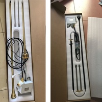 Robinet de lavabo moderne en laiton à montage au plafond, à trou unique, avec cartouche céramique et capteur automatique sans contact