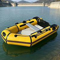Bateau gonflable électrique Hailebao pour le surf, la pêche, la dérive et la course, bateau portable résistant à l'usure pour 2 personnes