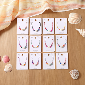 <b>Shell</b> Accessory <b>Bracelet</b> Beaded Stainless Steel Handmade Fashion Jewelry 12pcs Set - Product Image 3