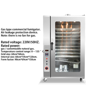 Ahumadero eléctrico de acero inoxidable, atún ahumado, negocios, pescado ahumado, ahumadores, hornos, casa de humo, <span class=keywords><strong>horno</strong></span>, máquina ahumada - Product Image 4