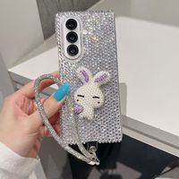 Casing Pelindung Ponsel Mewah Bertabur Berlian untuk Samsung Z Fold 8 Ultra 7 6 5 4 3 2 1