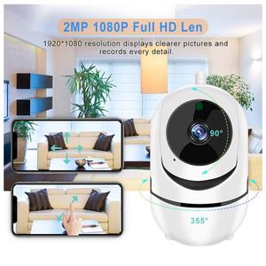 Icsee 4MP intérieur PTZ sécurité IP bébé moniteur 1080p sans fil Audio bidirectionnel Vision nocturne capteur CMOS stockage de carte SD usage domestique - Product Image 3