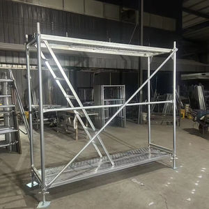 Andamio de <span class=keywords><strong>Fachada</strong></span> Estándar Europeo Dazhi, 2 Metros de Altura, Acero de Alta Resistencia Resistente a la Corrosión, <span class=keywords><strong>Escalera</strong></span> Móvil <span class=keywords><strong>para</strong></span> Exteriores, Garantía de 3 Años - Product Image 2