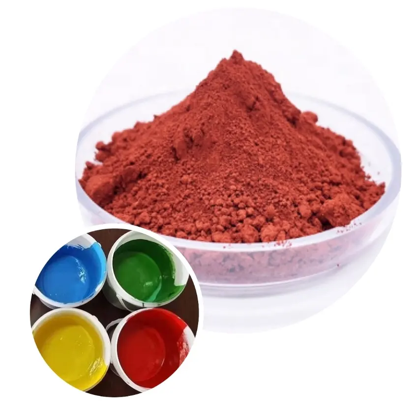 Spot wholesale iron oxide red dye paint plastic paint does not fade color cement concrete brick asphalt