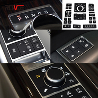 Autocollants pour boutons intérieurs, autocollants pour panneau de commande pour Range Rover Vogue 2013-2017 / pour Range Rover Sport 2014-2017