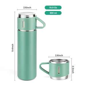 Thermos Promozionale Personalizzato in Acciaio Inossidabile con Stampa Personalizzata, Isolamento Termico 12-24 Ore, Design Motivazionale, Regalo Aziendale - Product Image 3