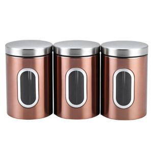 Wholesaler Stainless Steel Food Storage <b>Container</b> Airtight Sugar Coffee <b>Container</b> Kitchen Canisters Sets With See Through Window - Product Image 4