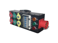 Boîte d'alimentation portable étanche 6 canaux 16A 380V 4KW par canal pour événements extérieurs