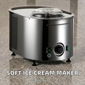 Macchina per Gelato Automatica da 2200W in Acciaio Inox, Facile da Spostare e Riporre - Product Image 2