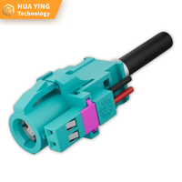 Conector HSD 4+2 recto hembra para transmisión de datos de alta velocidad, adecuado para el campo automotriz, personalizable.